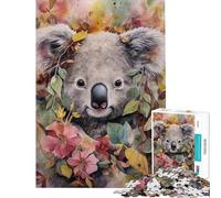 Puzzle da 1000 pezzi per ragazzi Koala Blossom Puzzle per ragazzi migliora la memoria aiuta ad allenare il cervello gioco educativo per tutta la famiglia 50x75cm