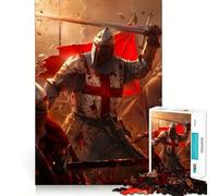 Puzzle da 1000 pezzi per ragazzi "La battaglia dei crociati",con incastri fluidi,divertente e stimolante per la crescita cognitiva Gioco casual,ideale per il tempo libero e come per le festività