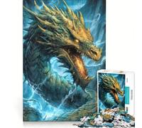 Puzzle da 1000 pezzi per ragazzi "La canzone dei draghi" giocattolo decorativo da parete regalo di compleanno adatto per la decorazione della scrivania 38x26cm