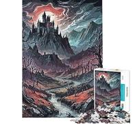 Puzzle da 1000 pezzi per ragazzi: La casa della strega Puzzle fai da te per ragazzi ideale per le vacanze a casa e per passare il tempo insieme interattivo tra genitori e figli (dimensioni 50x75cm)