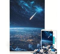 Puzzle da 1000 pezzi per ragazzi: La discesa di una meteora, gioco educativo, divertente antistress, collezione d'artista, belle arti 38x52cm