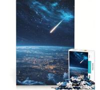 Puzzle da 1000 pezzi per ragazzi: La discesa di una meteora, gioco educativo, divertente antistress, collezione d'artista, belle arti 50x75cm