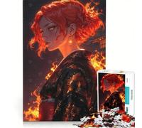 Puzzle da 1000 pezzi per ragazzi "La fanciulla della fenice - Fiamme del destino" gioco rompicapo difficile e stimolante ideale come regalo per tutta la famiglia 50x75cm