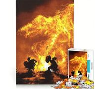 Puzzle da 1000 pezzi per ragazzi "La Fenice e il Fuoco" gioco per famiglie attività divertenti da fare a casa per rafforzare l'amore tra le coppie 50x75cm