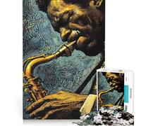 Puzzle da 1000 pezzi per ragazzi La magia del jazz gioco educativo regalo di compleanno compleanno e Natale 50x75cm