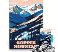 Puzzle da 1000 pezzi per ragazzi: La montagna dell'atleta - Montagna di rame gioco educativo regalo di compleanno compleanno e Natale 50x75cm