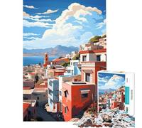 Puzzle da 1000 pezzi per ragazzi LA PAZ pittura ad olio giocattolo educativo gioco pratico regalo di compleanno regalo di Babbo Natale segreto (dimensioni 50x75cm)
