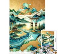 Puzzle da 1000 pezzi per ragazzi "La Porta del Paradiso" Gioco divertente assemblaggio di modelli giocattolo fai da te collezione d'artista belle arti (38x52cm)