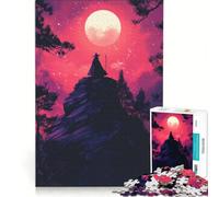 Puzzle da 1000 pezzi per ragazzi La strega della notte gioco interattivo sfida impegnativa compleanno e altre occasioni 38x26cm
