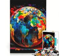 Puzzle da 1000 pezzi per ragazzi La Terra è fragile Tellus, gioco educativo, divertente e spiritoso, compleanni e occasioni speciali 38x26cm