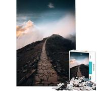 Puzzle da 1000 pezzi per ragazzi "La via del paradiso" gioco rilassante ed educativo ideale come regalo di compleanno o per migliorare la memoria (dimensioni 38x26cm)