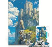 Puzzle da 1000 pezzi per ragazzi "L'addio di un cavaliere", un gioco pratico, divertente e spiritoso, ideale come regalo per amici e familiari 38x52cm