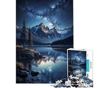 Puzzle da 1000 pezzi per ragazzi Lago Stellato Serenità Giocattoli educativi Gioco impossibile Sfida difficile Regalo di compleanno (Dimensioni 75x50cm)