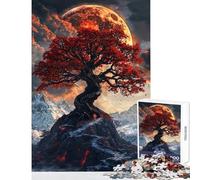 Puzzle da 1000 pezzi per ragazzi L'albero del mondo delle ceneri gioco rilassante analisi e logica decorazione da parete compleanno e Natale (50x75cm)