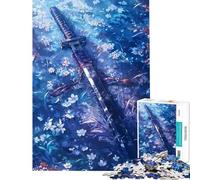 Puzzle da 1000 pezzi per ragazzi Lama del Giardino Blu ideale per compleanni e Natale per rafforzare i ricordi Giocattolo decorativo da parete adatto a persone dai 14 anni in su (50x75cm)