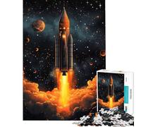 Puzzle da 1000 pezzi per ragazzi lancio di un razzo nello spazio giocattoli educativi giochi divertenti per tutta la famiglia ottimi regali e giocattoli (dimensioni 38x26cm)