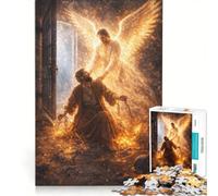 Puzzle da 1000 pezzi per ragazzi "L'angelo libera San Pietro", gioco educativo, decorazione da parete, ideale come regalo 50x75cm