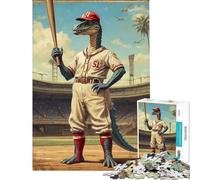 Puzzle da 1000 pezzi per ragazzi leggenda della tana dei dinosauri divertimento a casa decorazioni artistiche per la casa giochi per famiglie adatto a persone dai 14 anni in su (38x52cm)