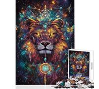Puzzle da 1000 pezzi per ragazzi Leone del Cosmo - Gioco pratico Regalo di compleanno Decorazione per la casa Giocattolo Allena la mente e le mani (50x75cm)