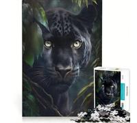 Puzzle da 1000 pezzi per ragazzi leopardo intelligenza artificiale generativa giochi rilassanti attività divertenti da fare a casa ottimo regalo per gli appassionati di videogiochi 38x52cm