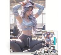 Puzzle da 1000 pezzi per ragazzi: libera l'atleta che è in te gioco pratico attività per tutta la famiglia ottimo regalo per gli appassionati di videogiochi 38x52cm