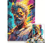 Puzzle da 1000 pezzi per ragazzi: L'ira del dio del tuono Zeus - Re dell'Olimpo giochi rilassanti attività divertenti da fare a casa compleanno 50x75cm