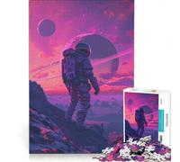 Puzzle da 1000 pezzi per ragazzi "Lo spazio è selvaggio" decorazione da parete difficile e stimolante ottimo regalo per gli appassionati di videogiochi 50x75cm