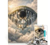 Puzzle da 1000 pezzi per ragazzi "L'Occhio dell'Infinito" giochi per famiglie migliora la memoria con poster e foglio di curiosità abbinati 38x26cm