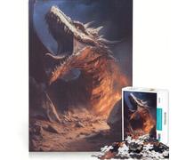 Puzzle da 1000 pezzi per ragazzi "L'ultimo drago" gioco impossibile interazione genitore-figlio gioco stimolante regalo 38x52cm