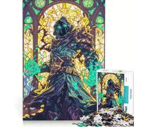 Puzzle da 1000 pezzi per ragazzi, Mago Arcano di Smeraldo, Gioco Rilassante, Antistress, Lista dei Desideri con Babbo Natale 50x75cm