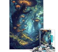 Puzzle da 1000 pezzi per ragazzi mattina nella foresta dei funghi divertimento a casa regalo di compleanno gioco impossibile per ragazzi dai 14 anni in su puzzle in offerta (50x75cm)