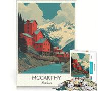 Puzzle da 1000 pezzi per ragazzi McCarthy Alaska, Impossible Game, decorazione per la casa, collezione d'artista, belle arti 38x26cm