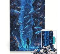 Puzzle da 1000 pezzi per ragazzi metropoli sottomarina gioco interattivo attività per famiglie ottimo regalo per gli appassionati di videogiochi 38x26cm