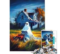 Puzzle da 1000 pezzi per ragazzi "Missione Falciatura Fantasma" Aiuta ad allenare la mente Un'opera d'arte Gioco divertente Adatto a partire dai 14 anni (38x52cm)