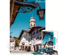Puzzle da 1000 pezzi per ragazzi,Mittenwald,taglio liscio,gioco per esercizi cognitivi,momento di relax,attività per compleanno (50x75cm)