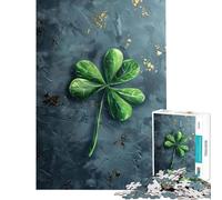 Puzzle da 1000 pezzi per ragazzi modello Clover Elegance decorazione per la casa giocattolo decorativo da parete ideale come regalo per tutta la famiglia (38x52cm)