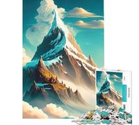 Puzzle da 1000 pezzi per ragazzi Montagna Magica ideale per compleanni e Natale per rafforzare i ricordi Giocattolo decorativo da parete adatto a persone dai 14 anni in su (38x52cm)