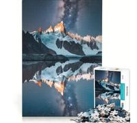 Puzzle da 1000 pezzi per ragazzi montagna sotto la Via Lattea gioco educativo per divertimento in famiglia regalo per amici e parenti 38x52cm