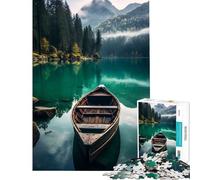Puzzle da 1000 pezzi per ragazzi montagne e lago natura sfida per l'intelligenza giocattolo educativo che crea dipendenza migliora la memoria regalo di compleanno (dimensioni 75x50cm)