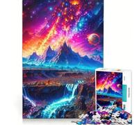 Puzzle da 1000 pezzi per ragazzi Montagne Magiche Gioco Impossibile Sfida Difficile Regalo per Amici e Familiari 38x52cm