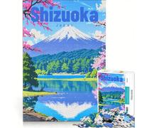 Puzzle da 1000 pezzi per ragazzi, Monte Fuji, Sereno Orizzonte, Giocattolo fai-da-te, Rilassante e stimolante per la mente, Adatto come decorazione da scrivania 50x75cm