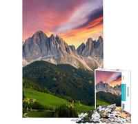Puzzle da 1000 pezzi per ragazzi Monte Santa Maddalena ideale per compleanni e Natale per creare ricordi indimenticabili Giocattolo decorativo da parete adatto a persone dai 14 anni in su (50x75cm)