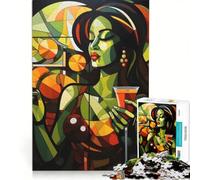 Puzzle da 1000 pezzi per ragazzi mosaico di maschere caos colorato gioco interattivo migliora la memoria compleanno e Natale 50x75cm