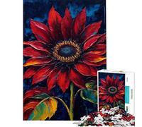 Puzzle da 1000 pezzi per ragazzi Moulin Rouge Girasole Pittura Aiuta ad allenare la mente Sfida difficile Gioco rilassante per ragazzi dai 14 anni in su (50x75cm)