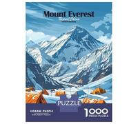 Puzzle Da 1000 Pezzi Per Ragazzi Mount Everest Base Camp Puzzle Per Adulti Fai Da Te Giocattoli Decorazione Perfetta Regali Unici Per Compleanno E Natale 52x38cm/1000pcs