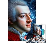 Puzzle da 1000 pezzi per ragazzi Mozart con stelle gioco divertente decorazione perfetta idea regalo per tutta la famiglia (dimensioni 50x75cm)