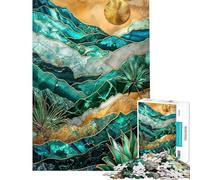 Puzzle da 1000 pezzi per ragazzi Mystic Dune Kintsugi Art gioco di velocità per ragazzi difficile e stimolante 38x26cm