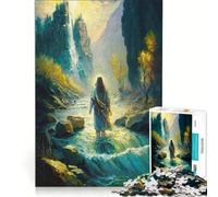 Puzzle da 1000 pezzi per ragazzi Natura di Gesù Gioco educativo Divertimento in famiglia Regalo per amici e parenti 38x52cm