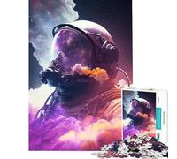 Puzzle da 1000 pezzi per ragazzi Nebulosa Astronauta gioco educativo sfida gioco pratico sfida difficile regalo divertente (Dimensioni 38x26cm)