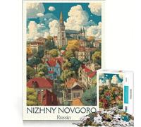 Puzzle da 1000 pezzi per ragazzi, Nizhny Novgorod, Russia, giochi educativi, regalo di compleanno, collezione d'artista, belle arti 38x52cm